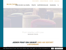 Tablet Screenshot of manzara-shop.com